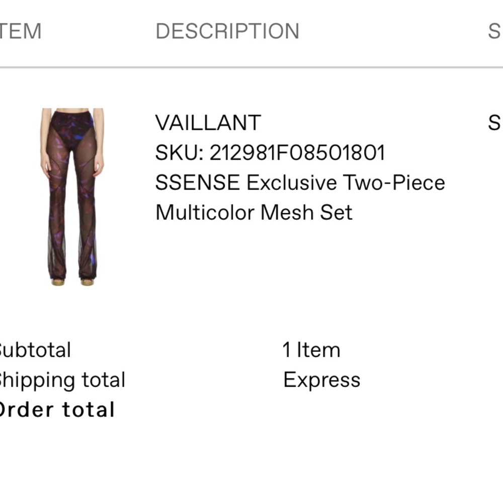 Mesh pant - Picture 2 of 2
